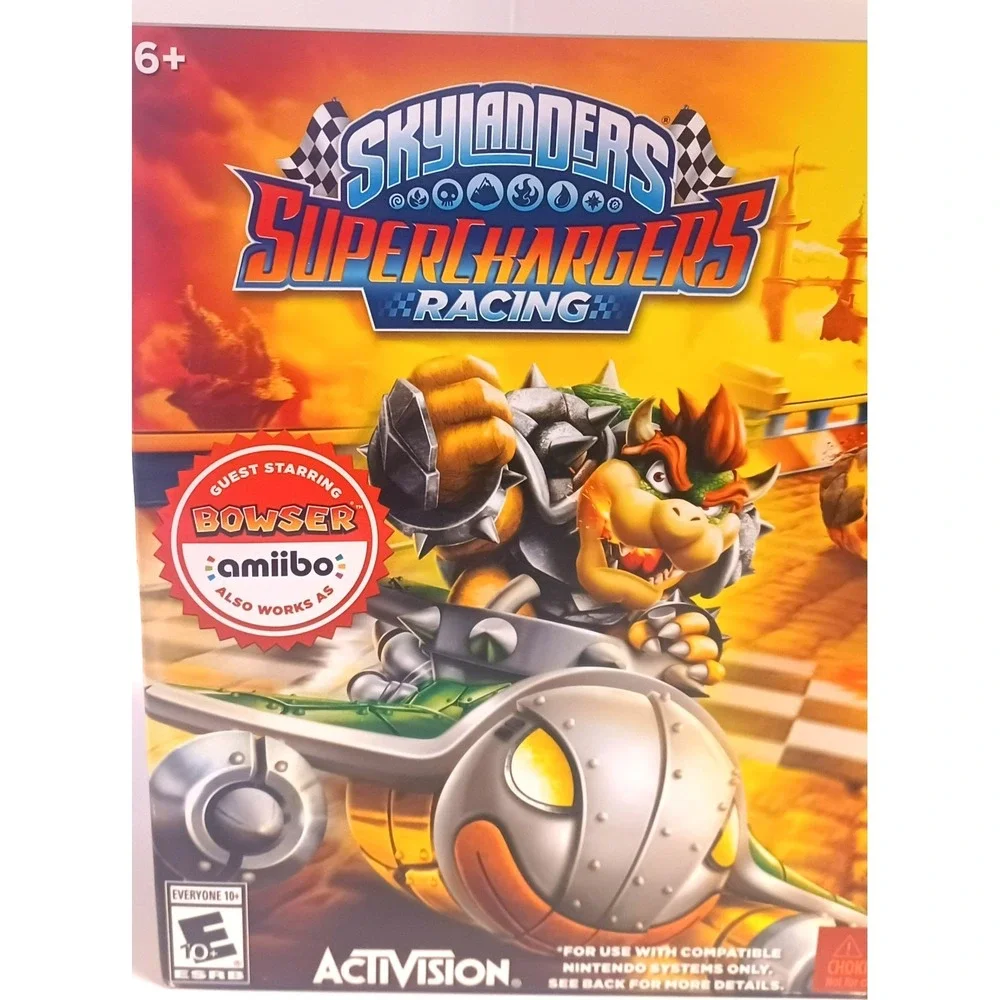 Skylanders SuperChargers Racing Starter Pack Wii NEW SEALED Bowser Amiibo Game